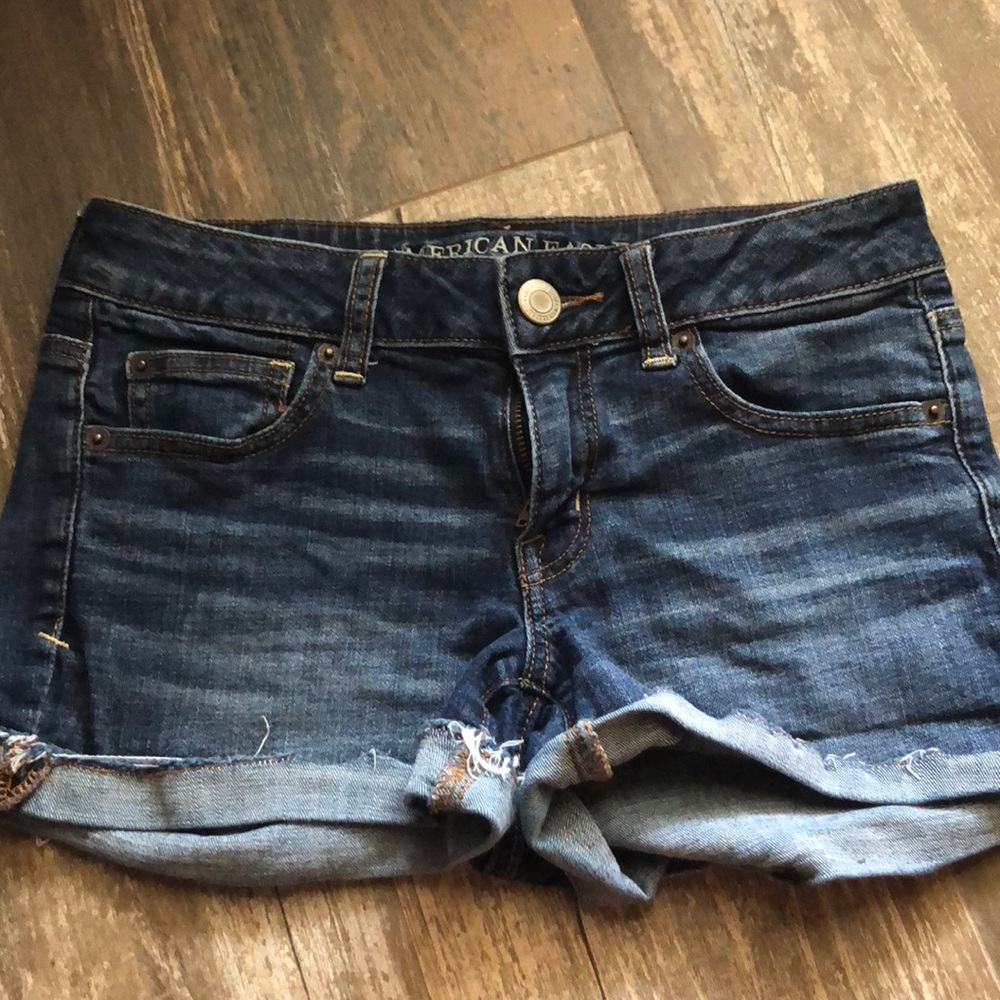 Denim shorts